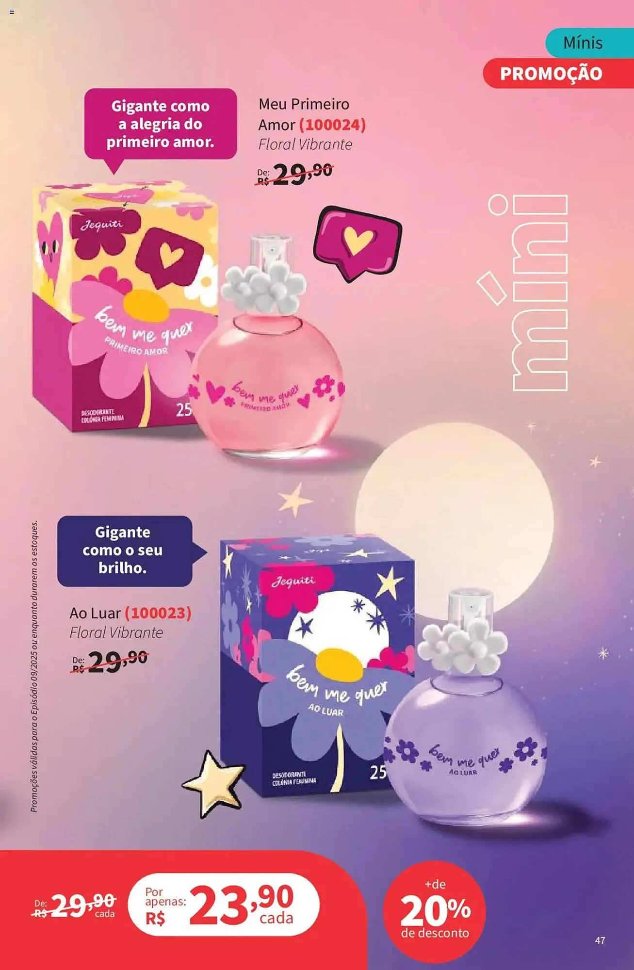 Encarte de Catálogo Jequiti 19 de junho até 17 de julho 2025 - Pagina 47
