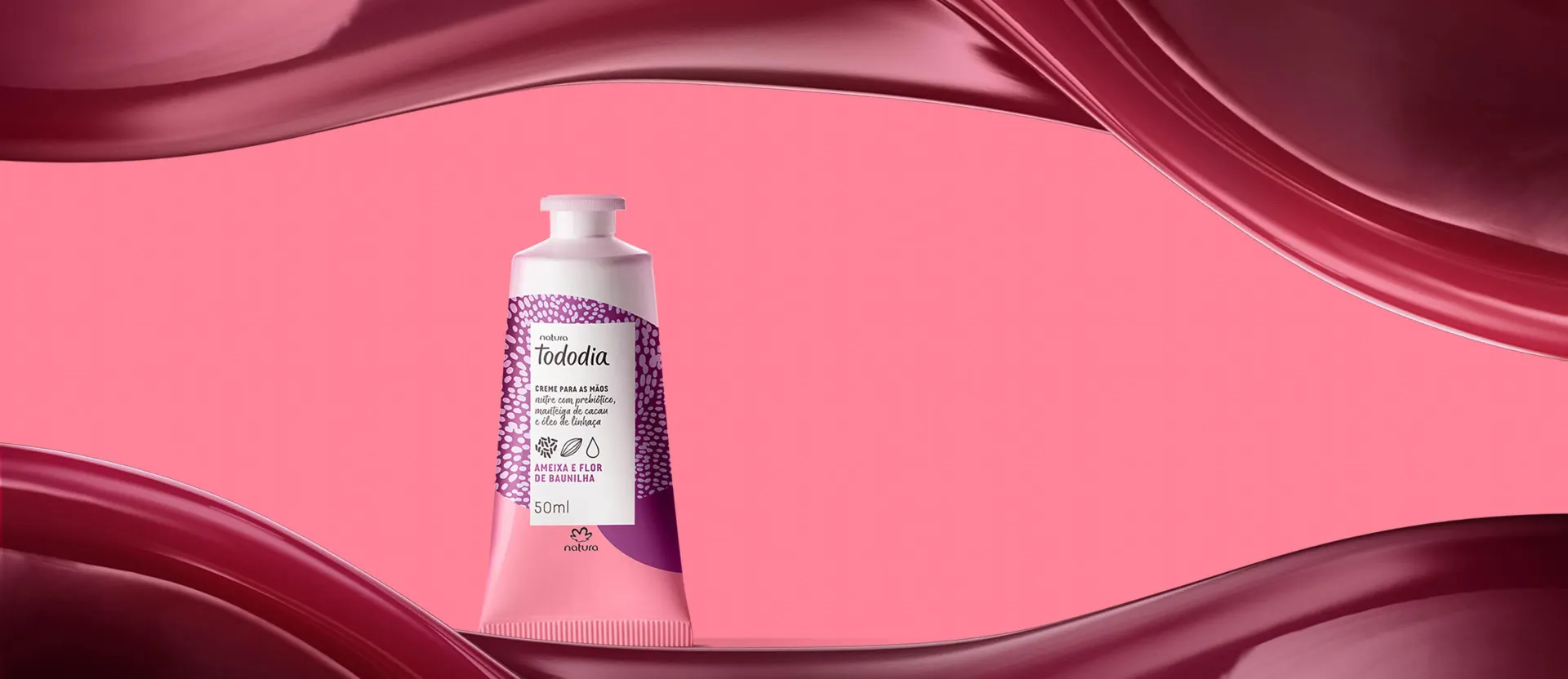 Creme Nutritivo para as Mãos Ameixa e Flor de Baunilha