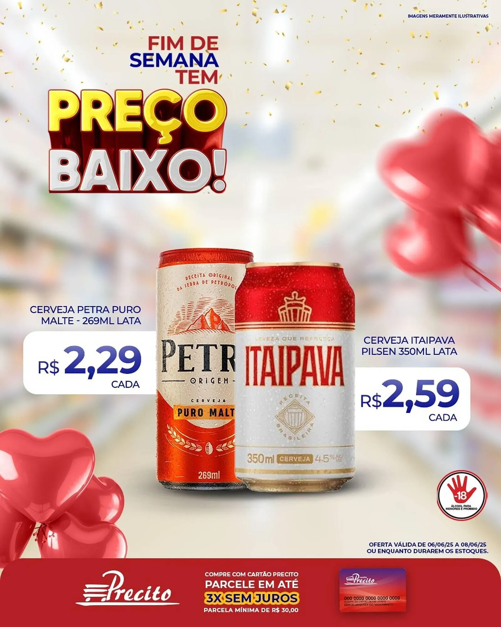 Encarte de Catálogo Supermercado Precito 6 de junho até 8 de junho 2025 - Pagina 1