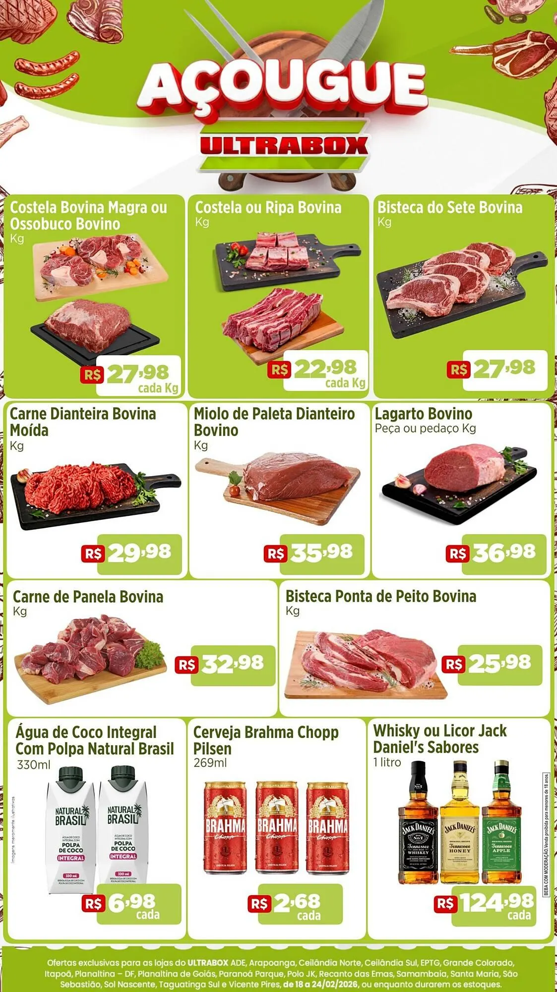 Encarte de Panfleto Ultrabox 18 de fevereiro até 24 de fevereiro 2026 - Pagina 1