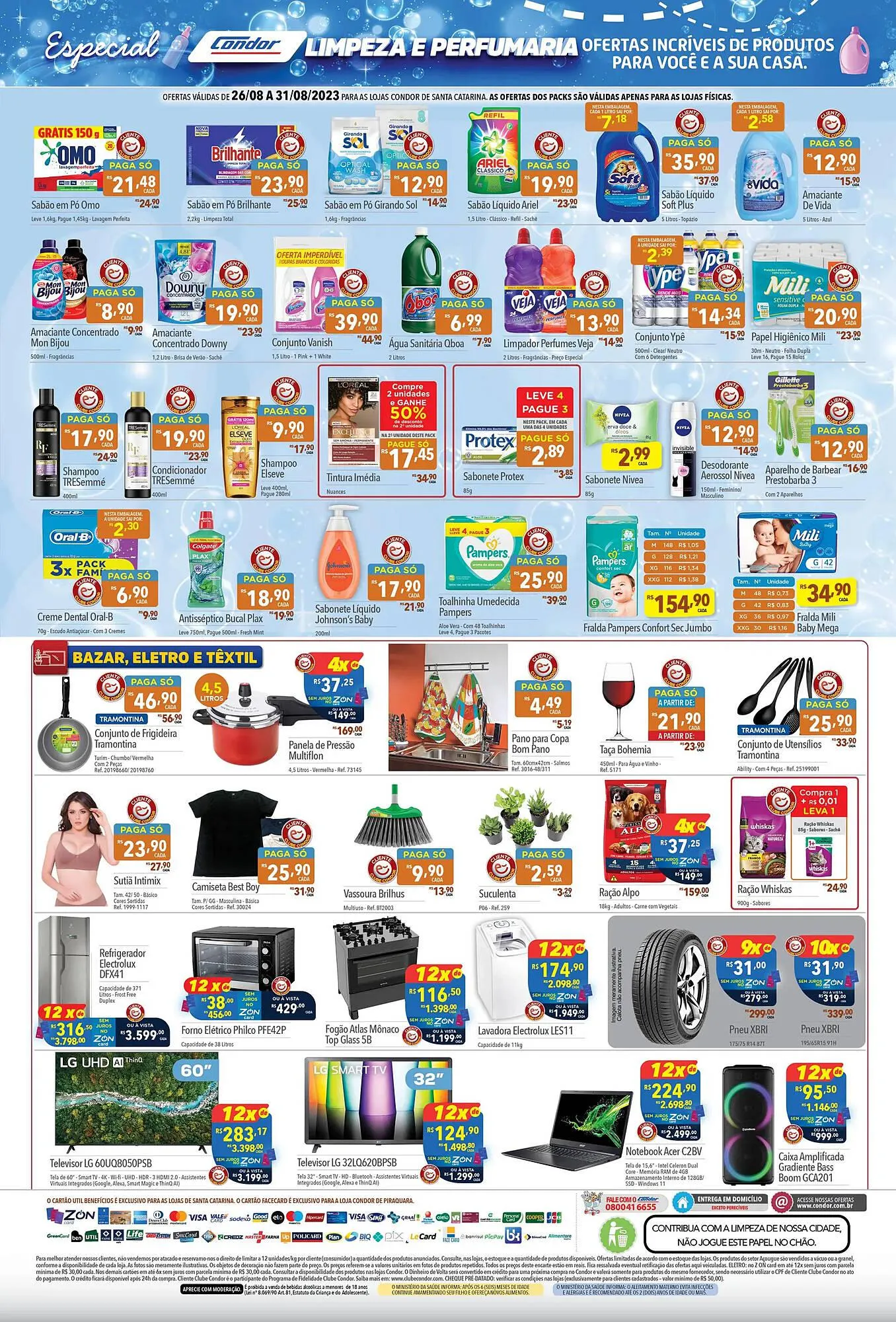 Encarte de Catálogo Supermercados Condor 28 de agosto até 7 de setembro 2023 - Pagina 4