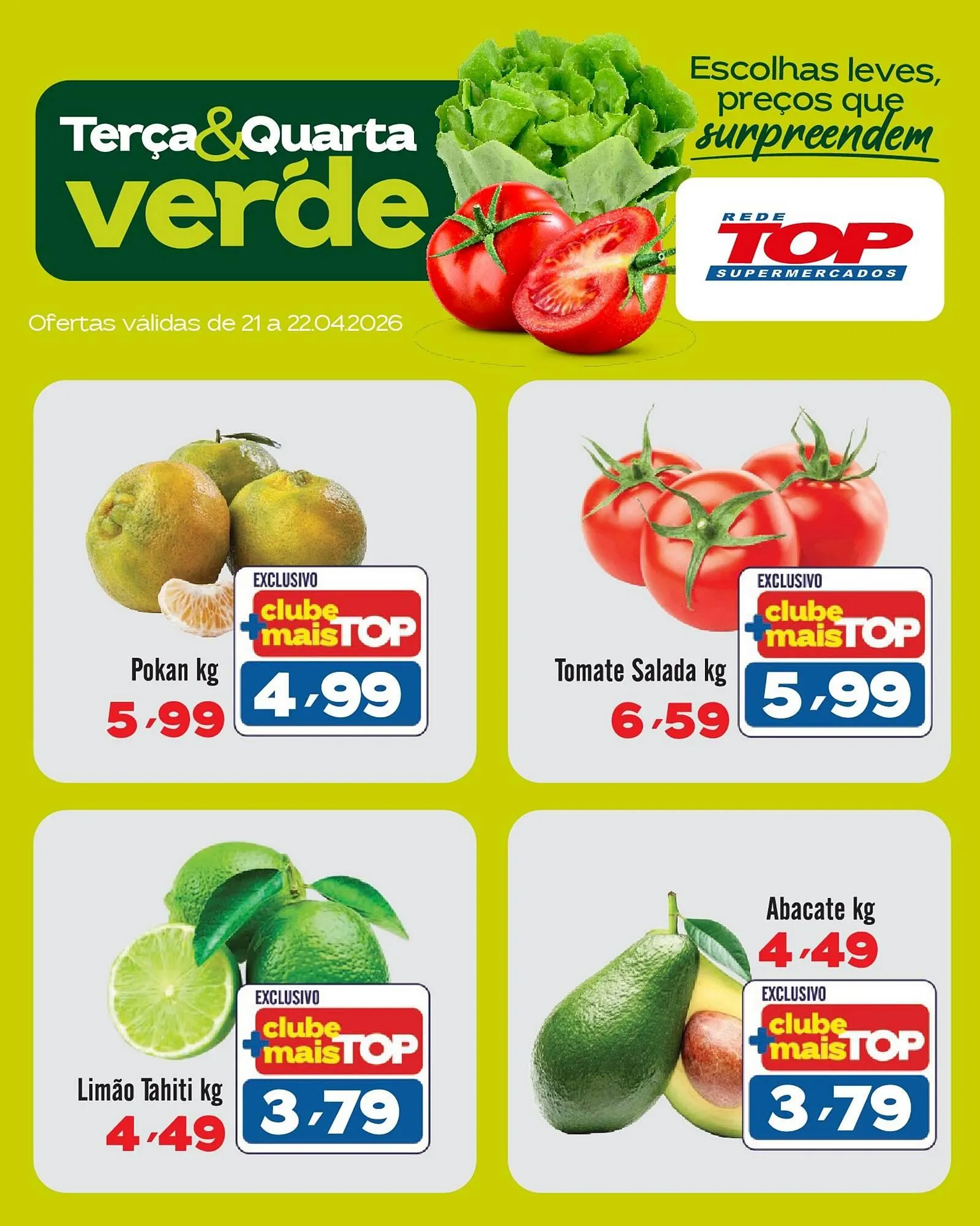 Encarte de Encarte Rede Top 21 de abril até 22 de abril 2026 - Pagina 1