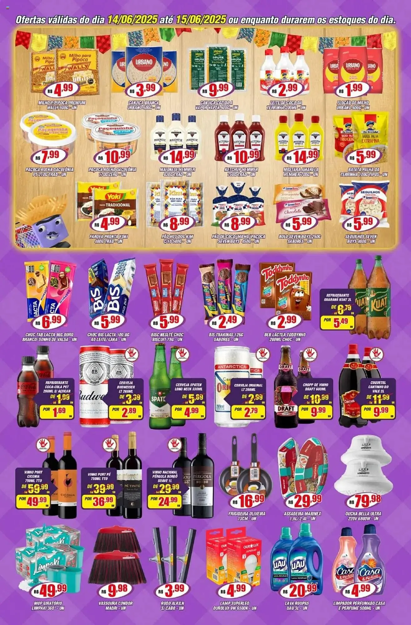 Encarte de Catálogo Violeta Supermercados 14 de junho até 16 de junho 2025 - Pagina 3
