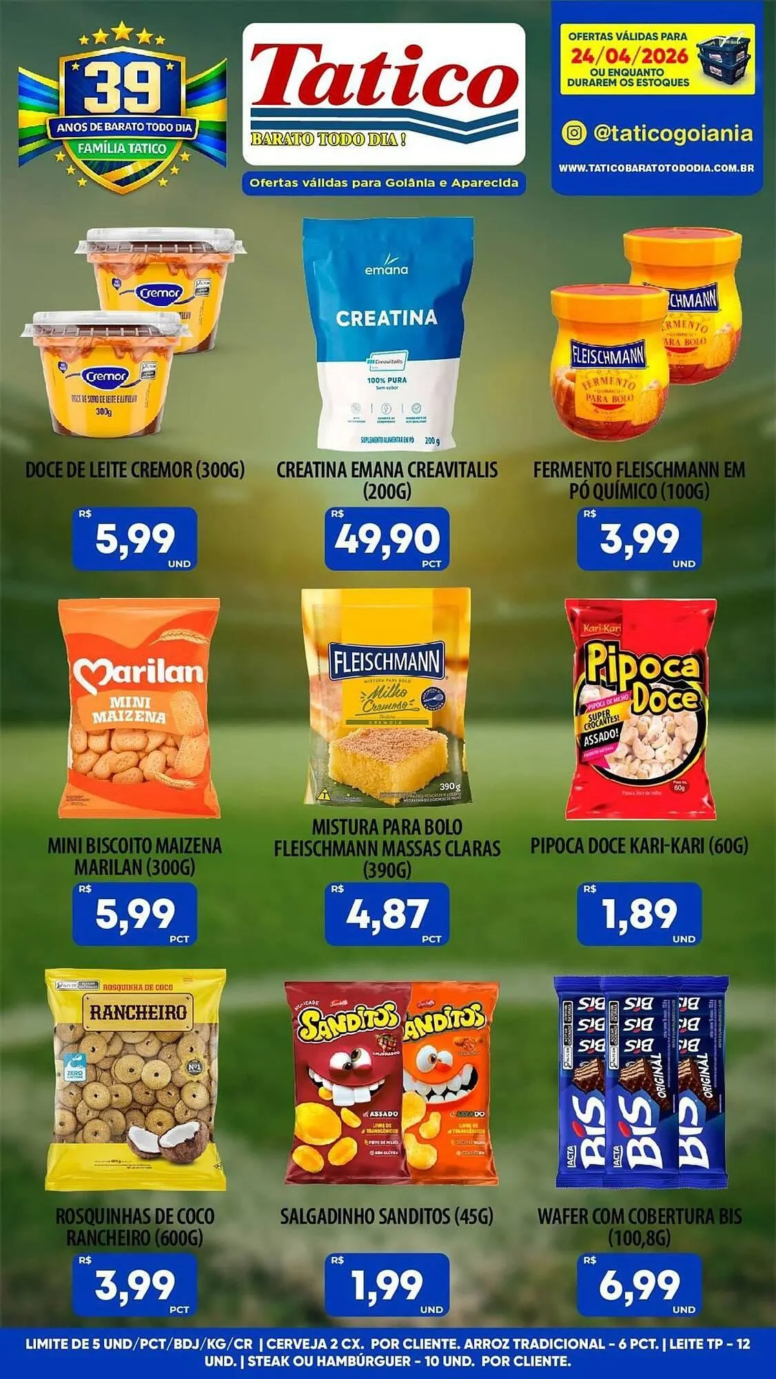 Encarte de Tabloide Tatico 24 de abril até 24 de abril 2026 - Pagina 9