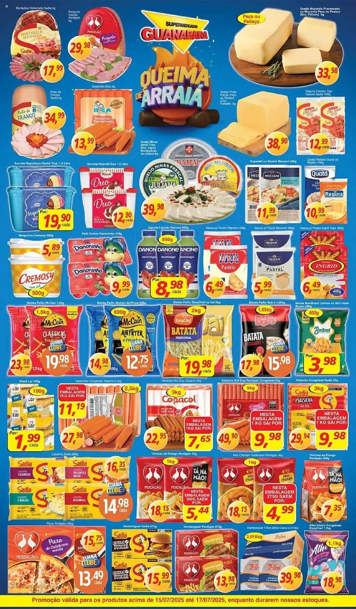 Encarte de Catálogo Supermercados Guanabara 15 de julho até 18 de julho 2025 - Pagina 10