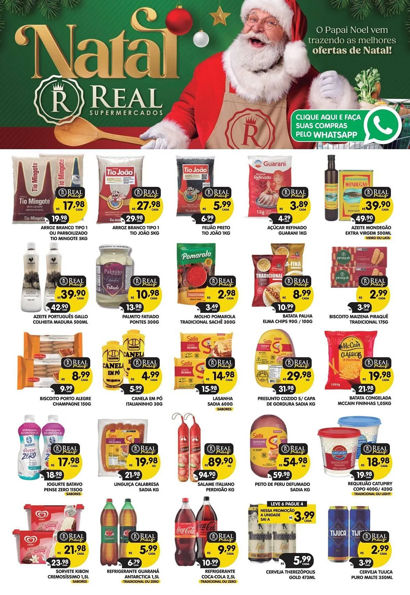 Encarte de Encarte Supermercados Real 3 de dezembro até 21 de dezembro 2025 - Pagina 1