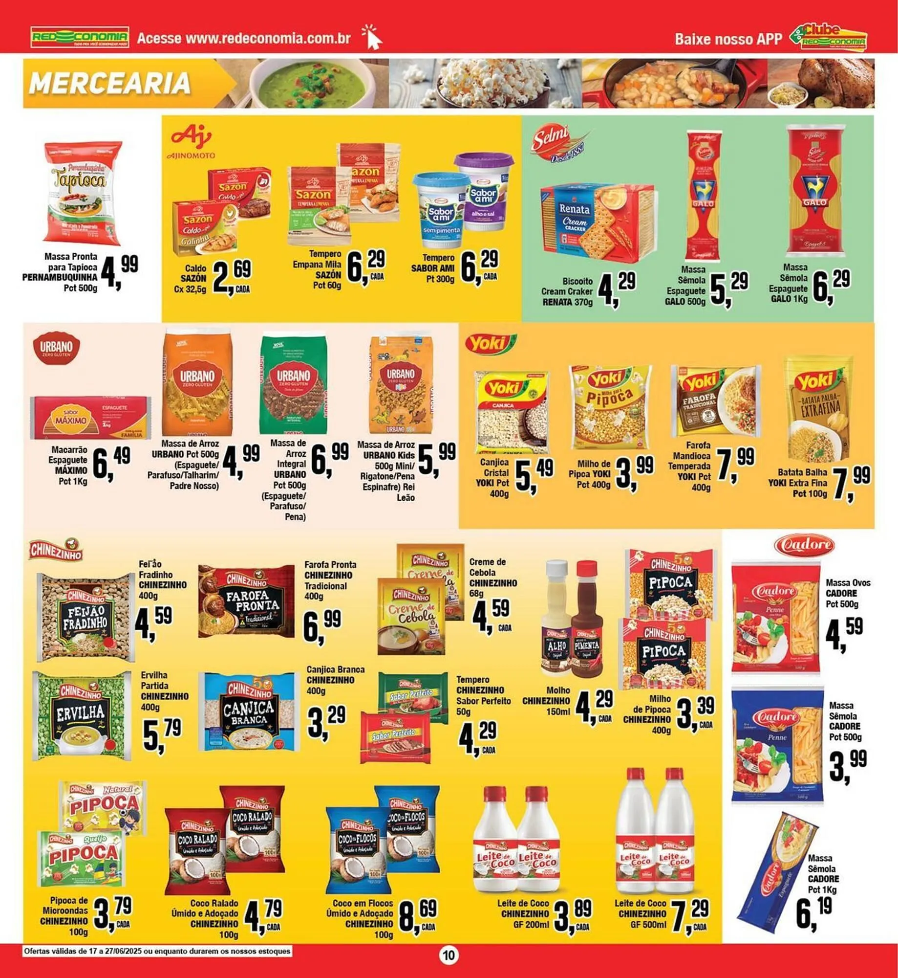 Encarte de Catálogo Rede Economia 27 de junho até 29 de junho 2025 - Pagina 10
