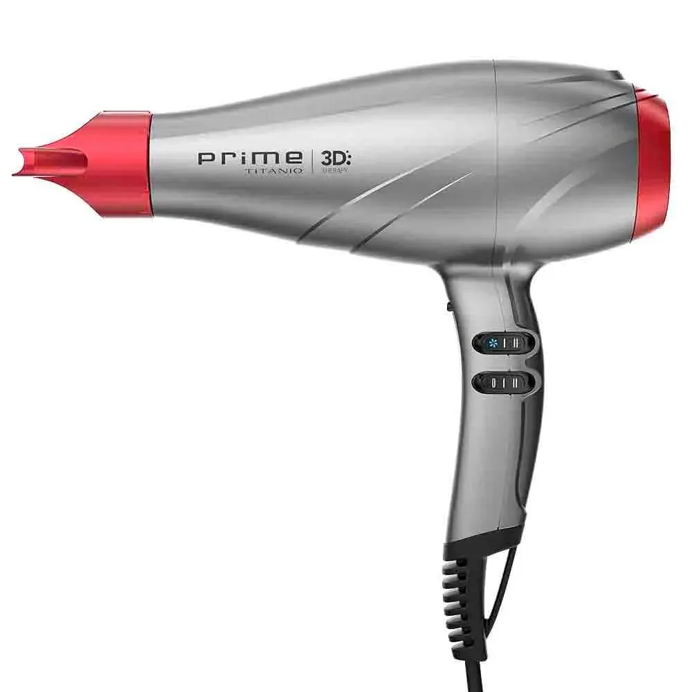 Secador de Cabelo Prime Titânio 3D Therapy 2300W Cinza 127V BECHD0000002472 - Gama
