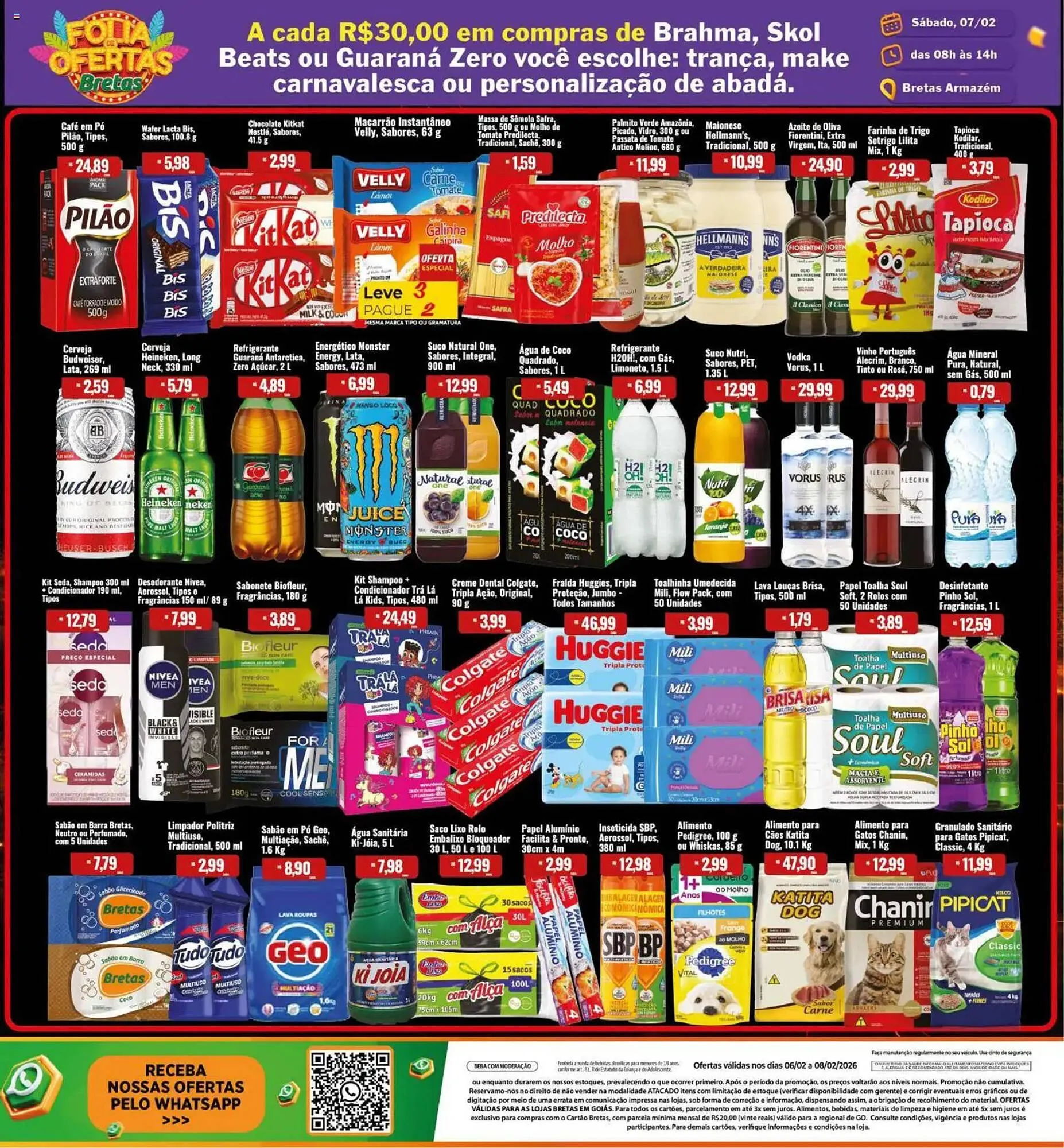 Encarte de Catálogo Supermercados Bretas 6 de fevereiro até 8 de fevereiro 2026 - Pagina 2