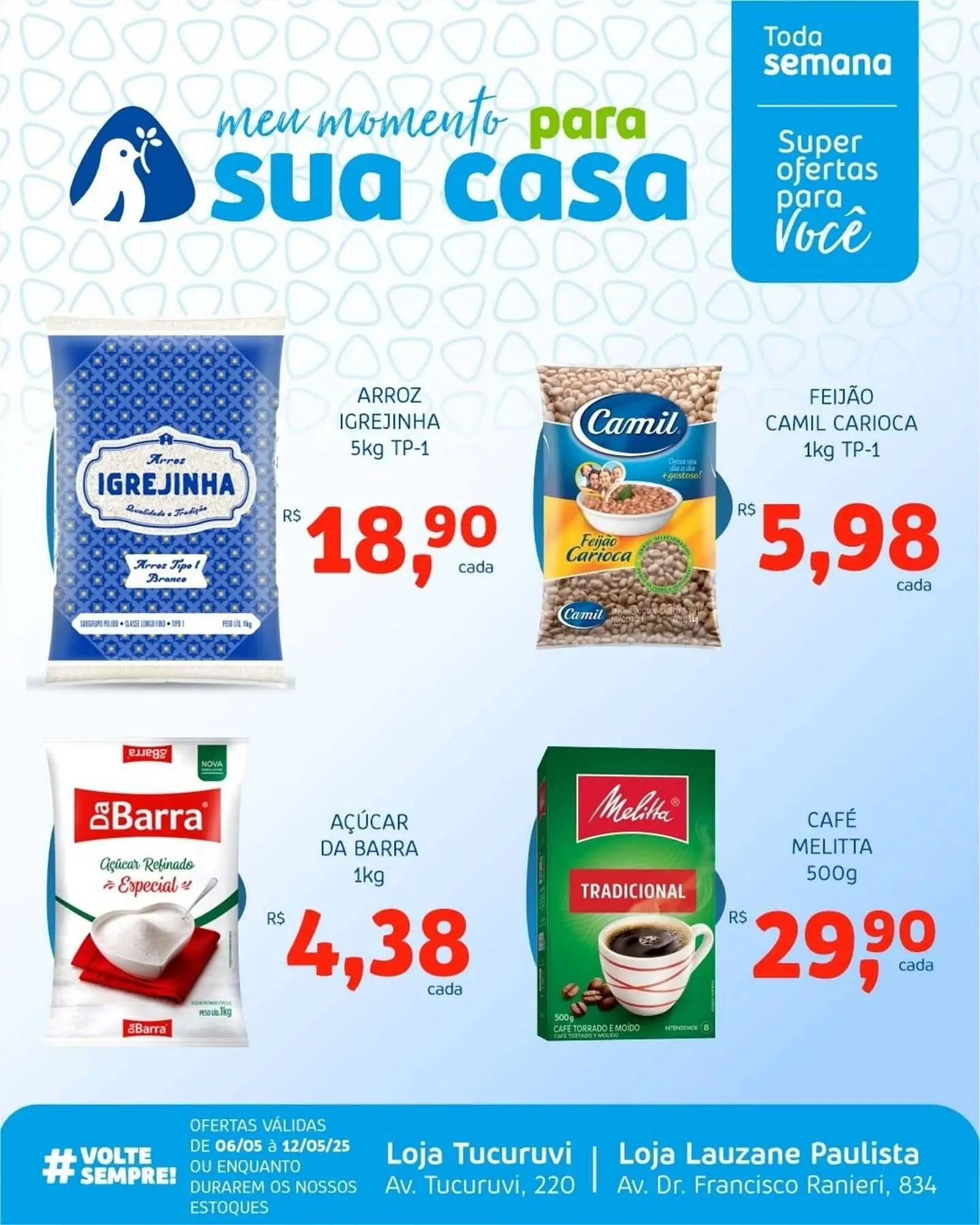 Encarte de Catálogo Trimais Supermercado 6 de maio até 12 de maio 2025 - Pagina 1