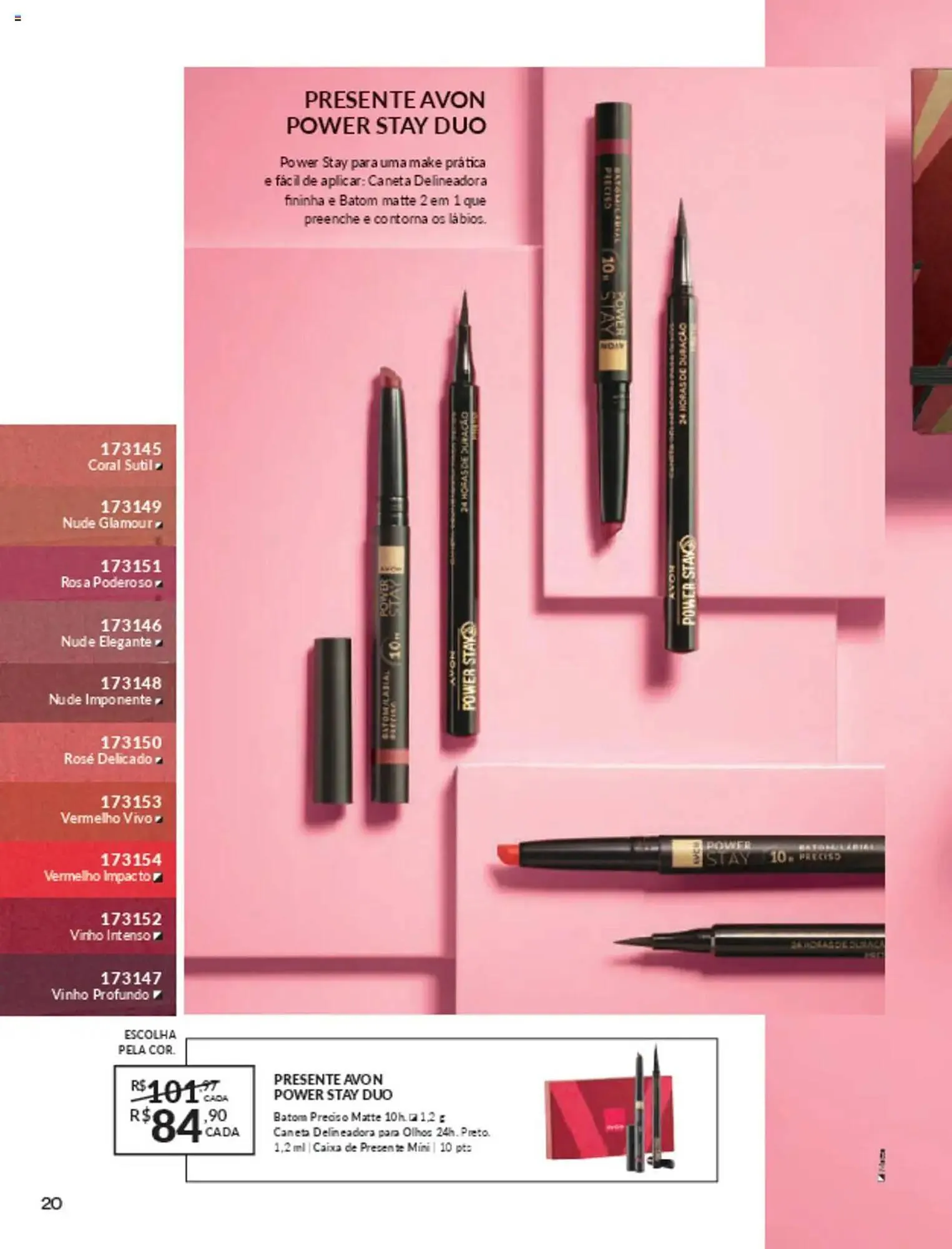 Encarte de Catálogo Avon 10 de março até 30 de junho 2025 - Pagina 20