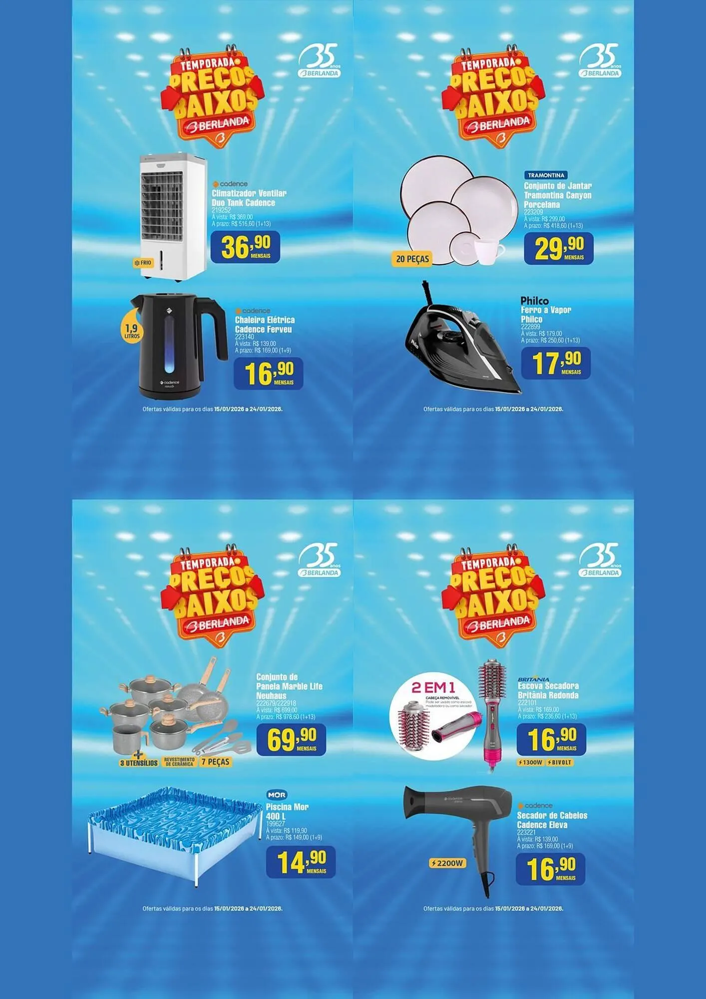Encarte de Catálogo Berlanda 15 de janeiro até 24 de janeiro 2026 - Pagina 10