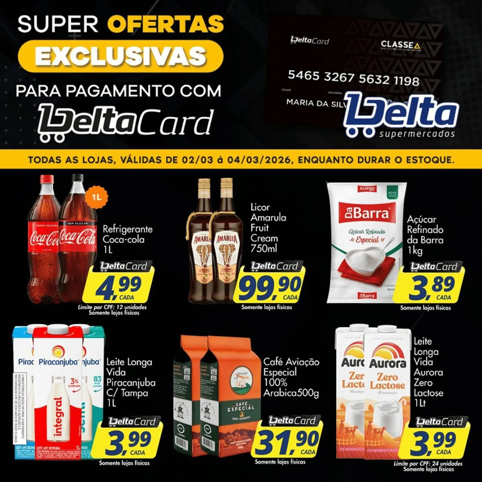 Encarte de Catálogo Delta Supermercados 2 de março até 4 de março 2026 - Pagina 1