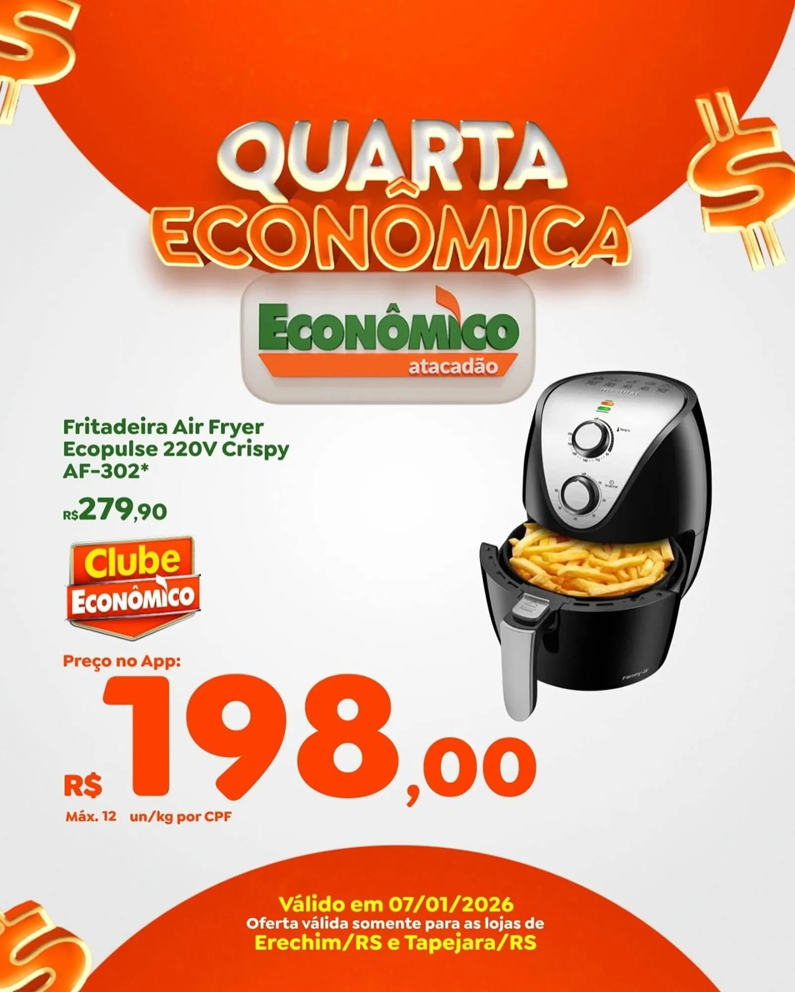 Encarte de Catálogo Econômico Atacadão 7 de janeiro até 7 de janeiro 2026 - Pagina 1