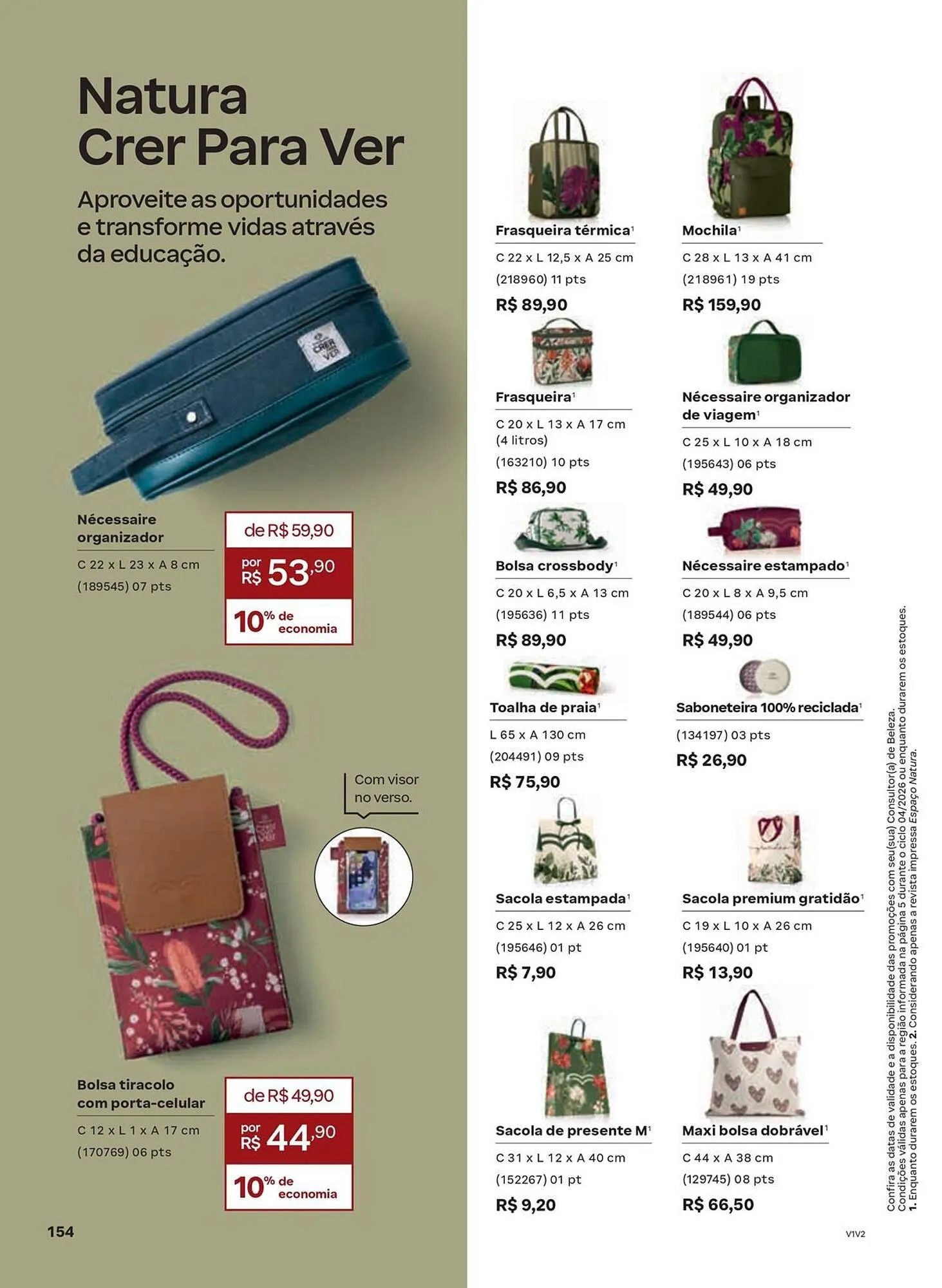 Encarte de Catálogo Natura 20 de fevereiro até 26 de março 2026 - Pagina 154