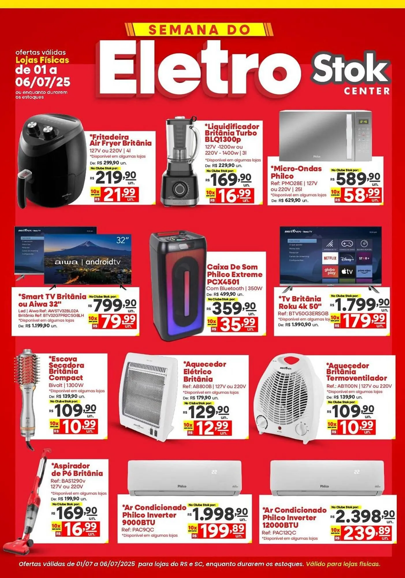 Encarte de Catálogo Stok Center 1 de julho até 6 de julho 2025 - Pagina 1