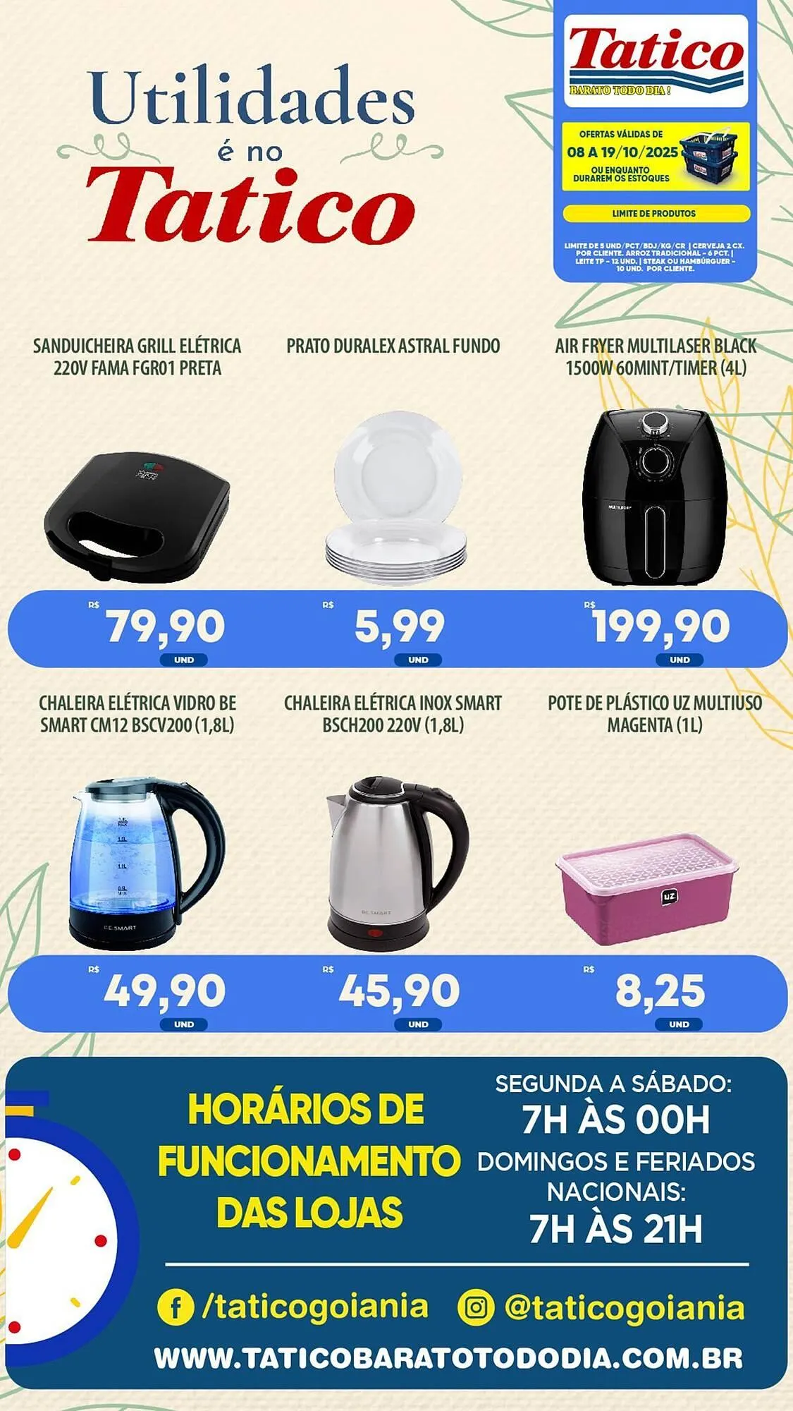 Encarte de Tabloide Tatico 17 de outubro até 17 de outubro 2025 - Pagina 45