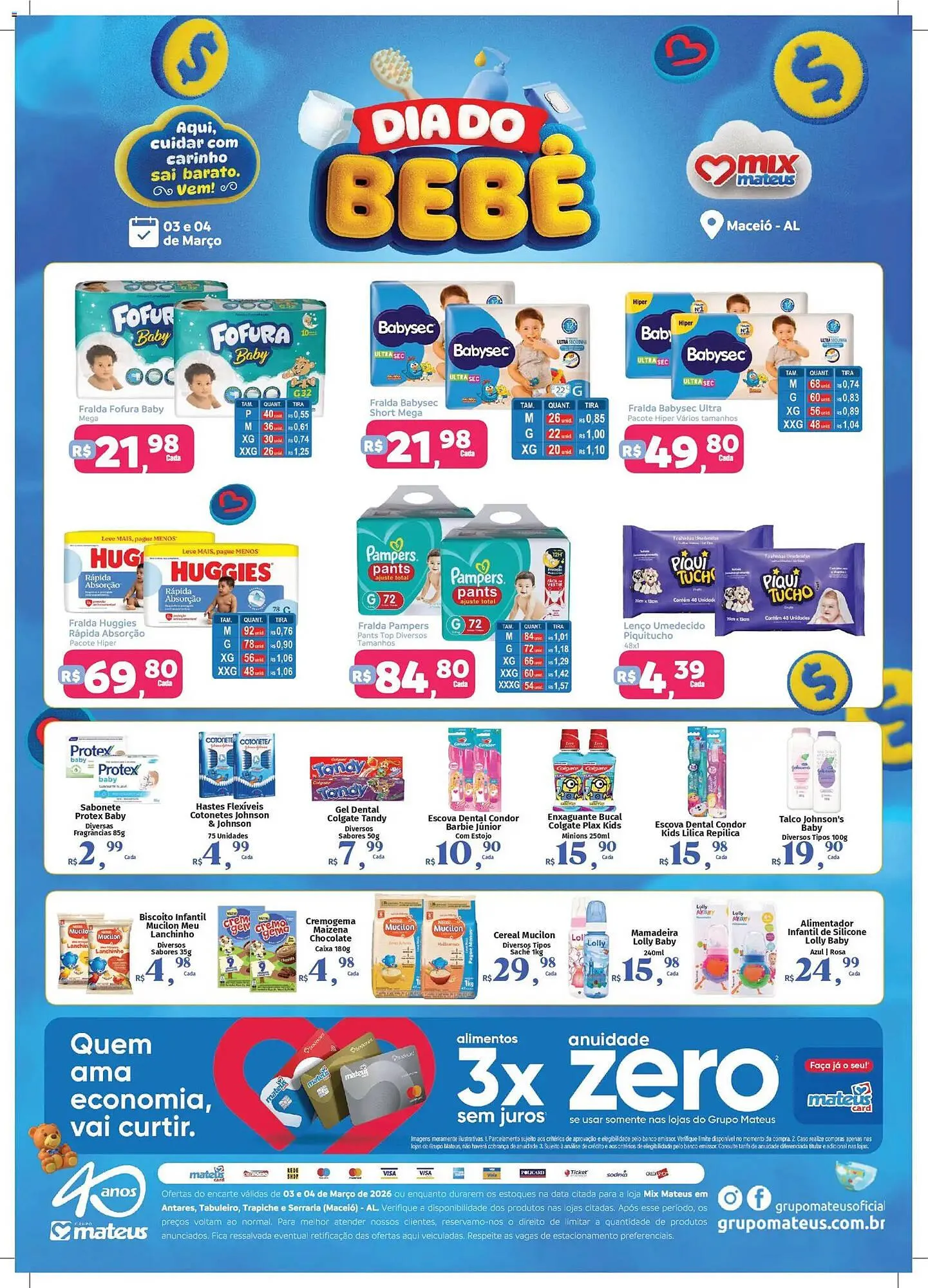 Encarte de Catálogo Supermercados Mateus 3 de março até 4 de março 2026 - Pagina 1