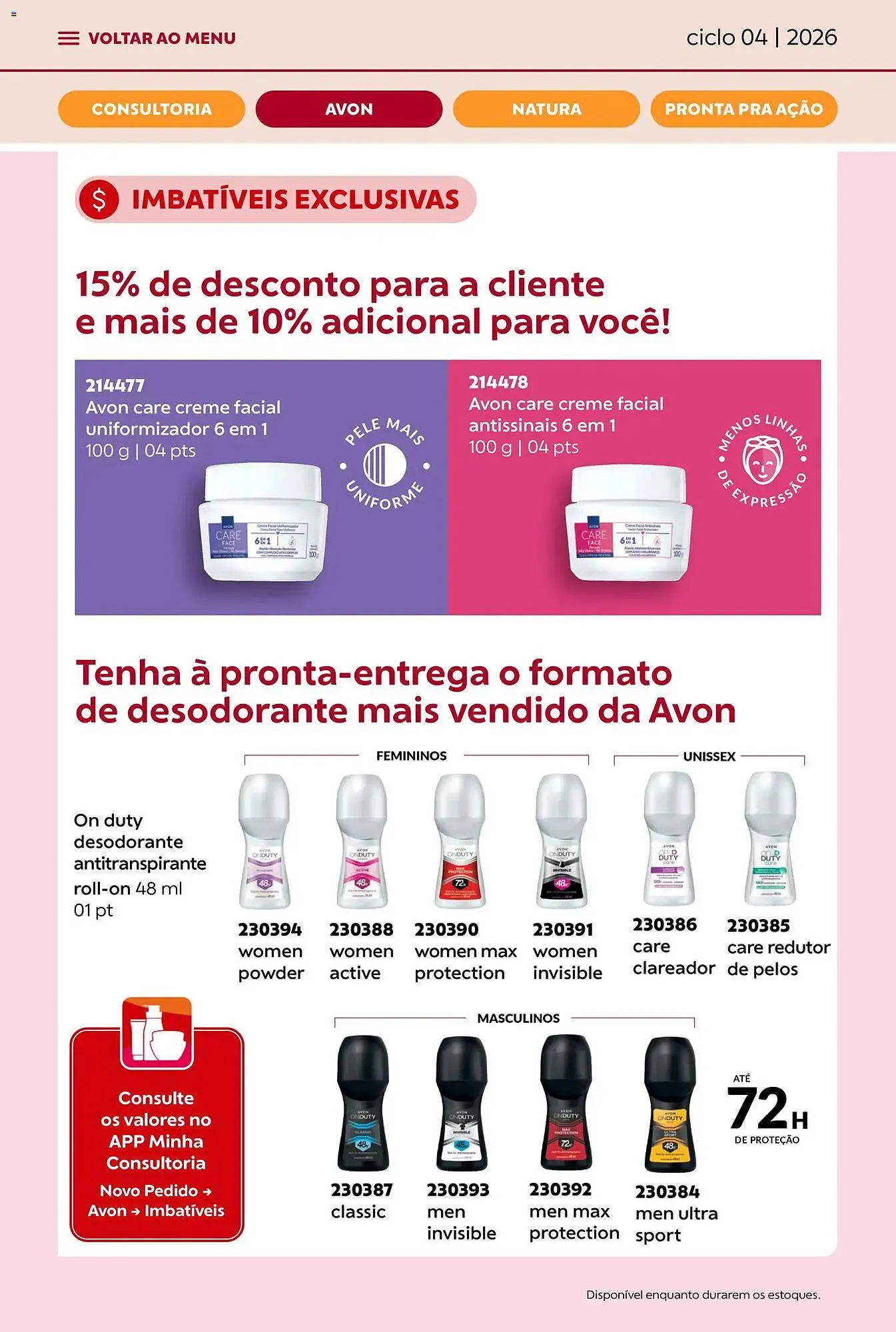 Encarte de Catálogo Avon 18 de fevereiro até 17 de março 2026 - Pagina 21