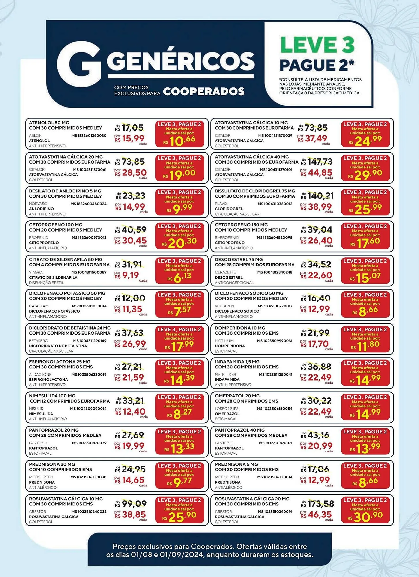 Encarte de Catálogo Drogarias Coop 1 de agosto até 1 de setembro 2024 - Pagina 14