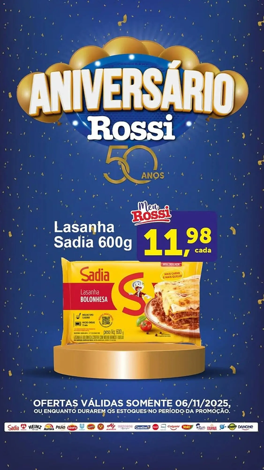 Encarte de Folheto Rossi Supermercado 6 de novembro até 7 de novembro 2025 - Pagina 2