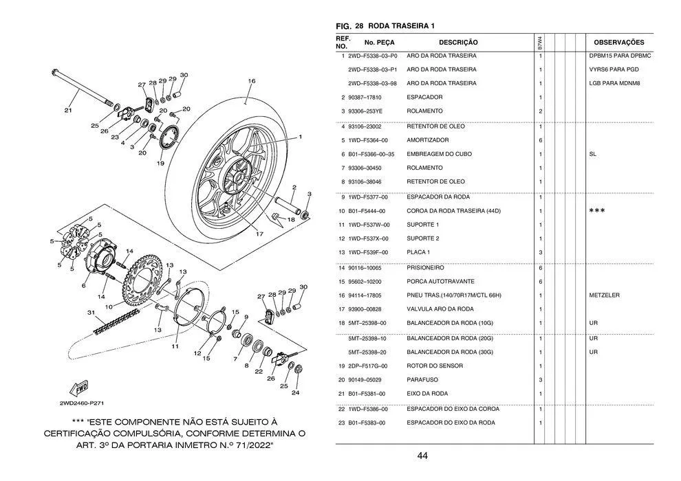 Encarte de Catálogo MT03-ABS 15 de janeiro até 31 de dezembro 2024 - Pagina 50
