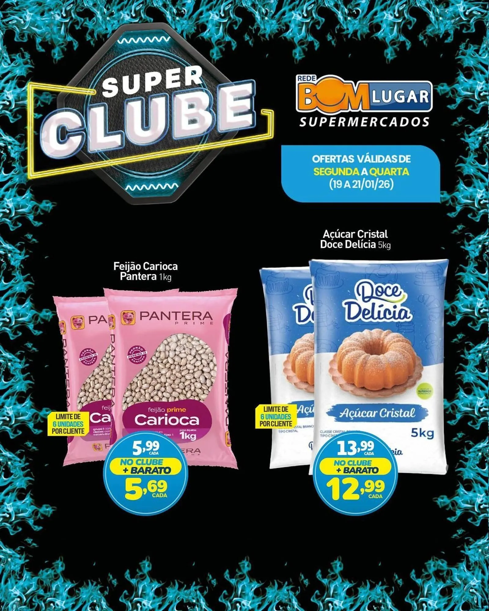 Encarte de Folheto Rede Bom Lugar 19 de janeiro até 21 de janeiro 2026 - Pagina 1