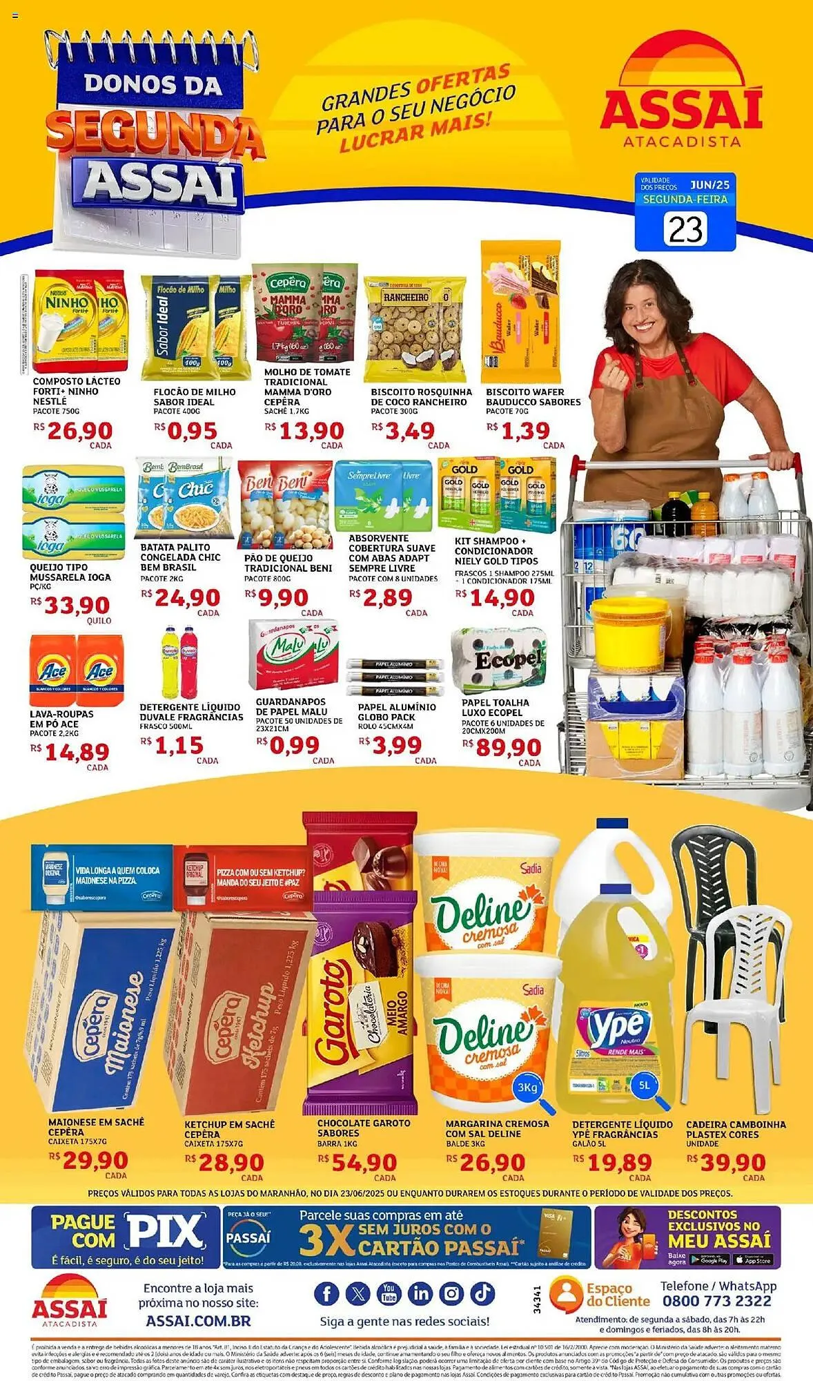 Encarte de Catálogo Assaí Atacadista 23 de junho até 23 de junho 2025 - Pagina 1