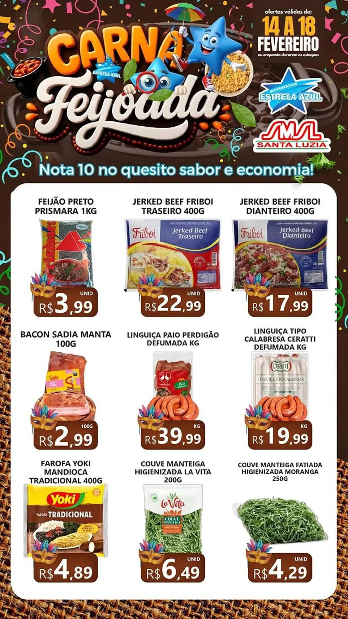 Encarte de Folheto Supermercado Estrela Azul 14 de fevereiro até 18 de fevereiro 2026 - Pagina 2