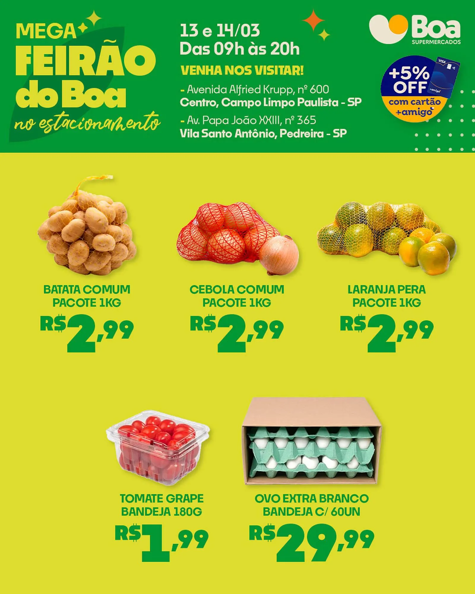 Encarte de Tabloide Boa Supermercados 11 de março até 14 de março 2026 - Pagina 2