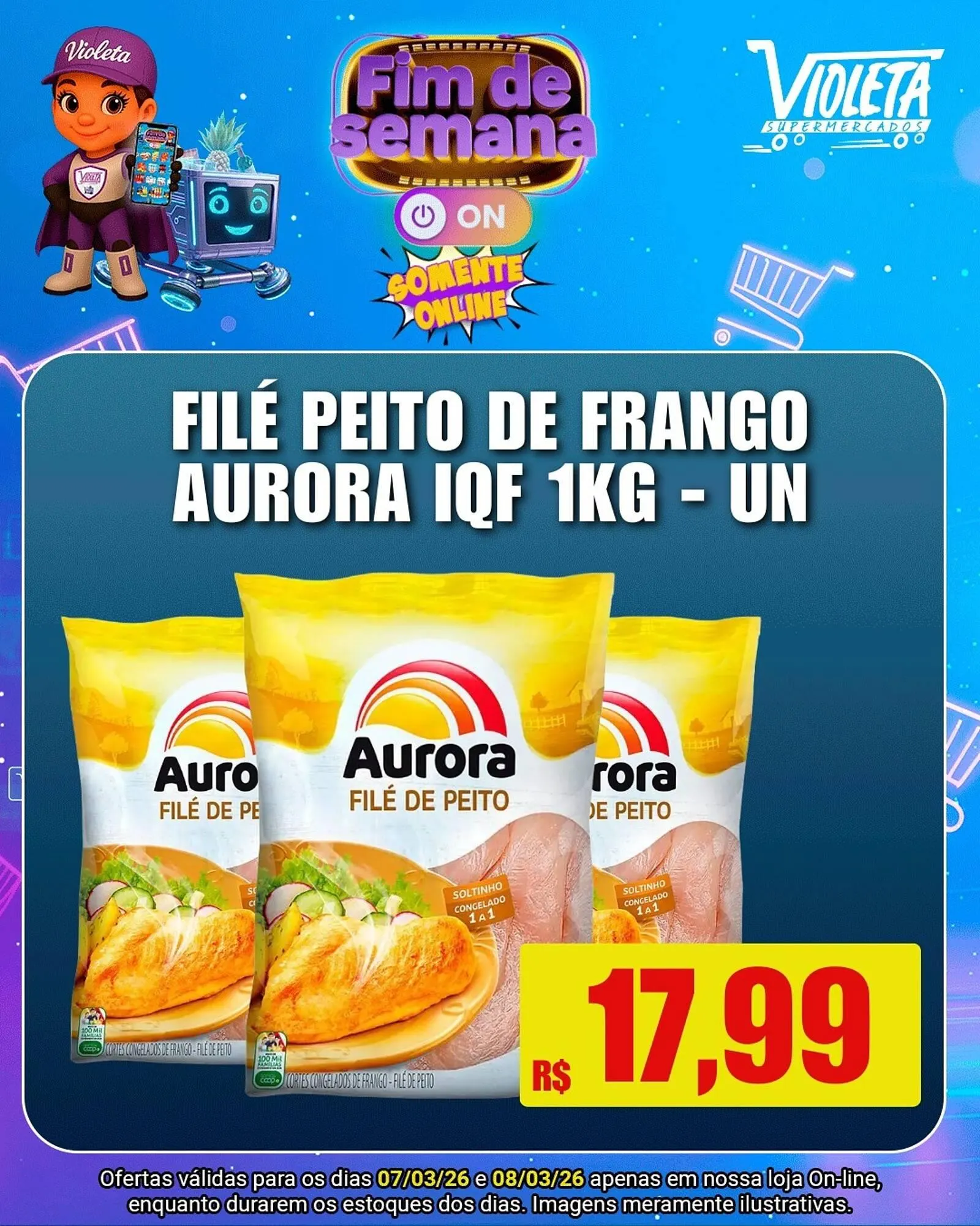 Encarte de Catálogo Violeta Supermercados 7 de março até 8 de março 2026 - Pagina 2