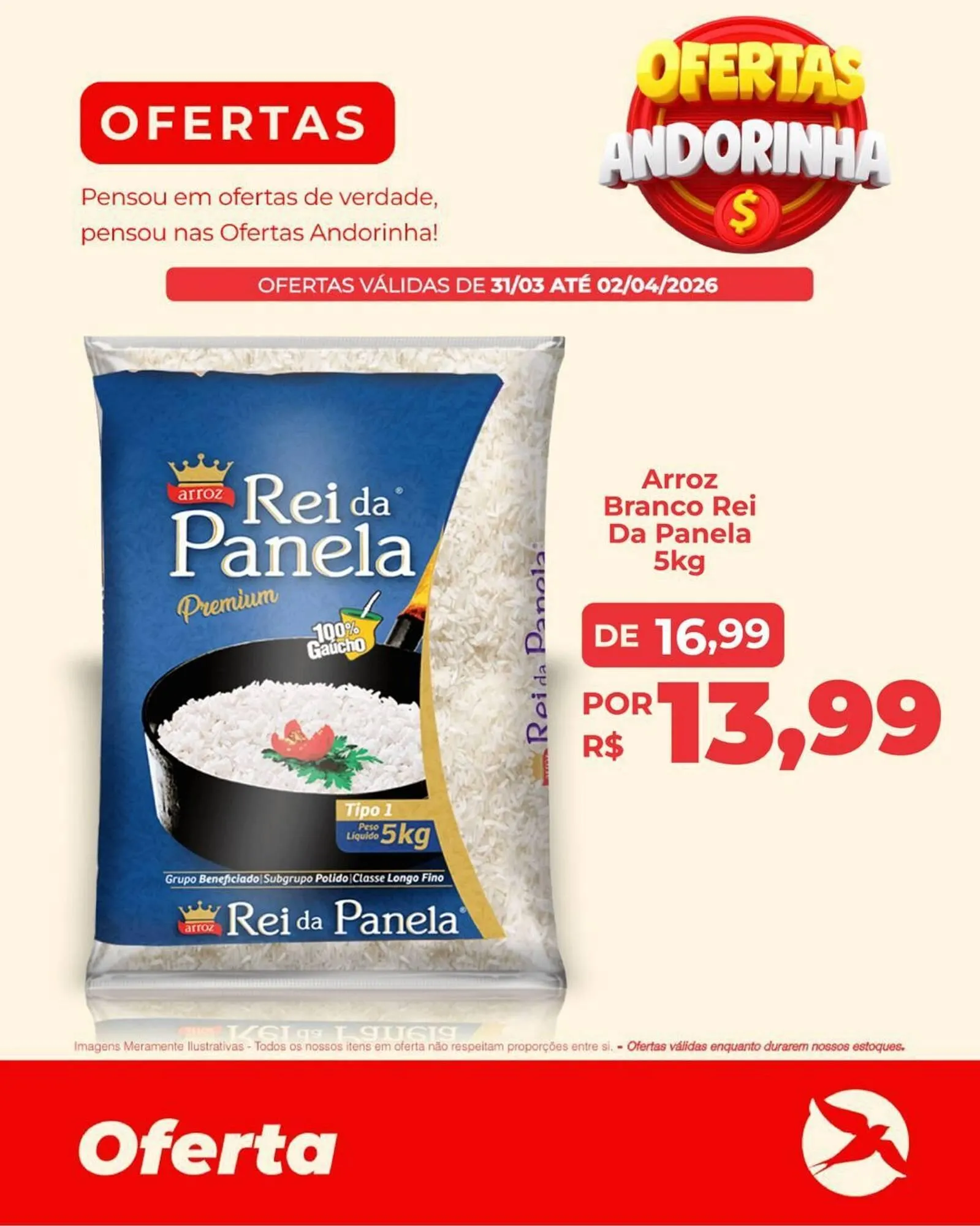 Encarte de Folheto Andorinha Hipermercado 31 de março até 2 de abril 2026 - Pagina 1