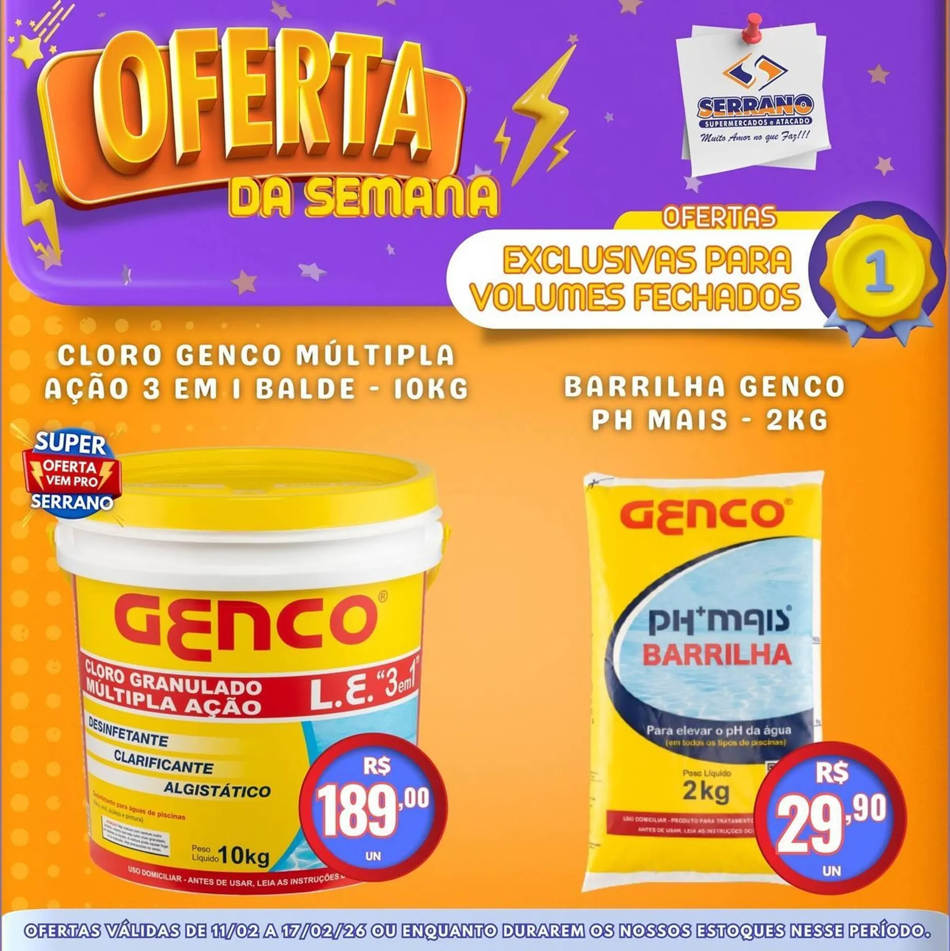 Encarte de Catálogo Serrano Supermercado 11 de fevereiro até 17 de fevereiro 2026 - Pagina 9