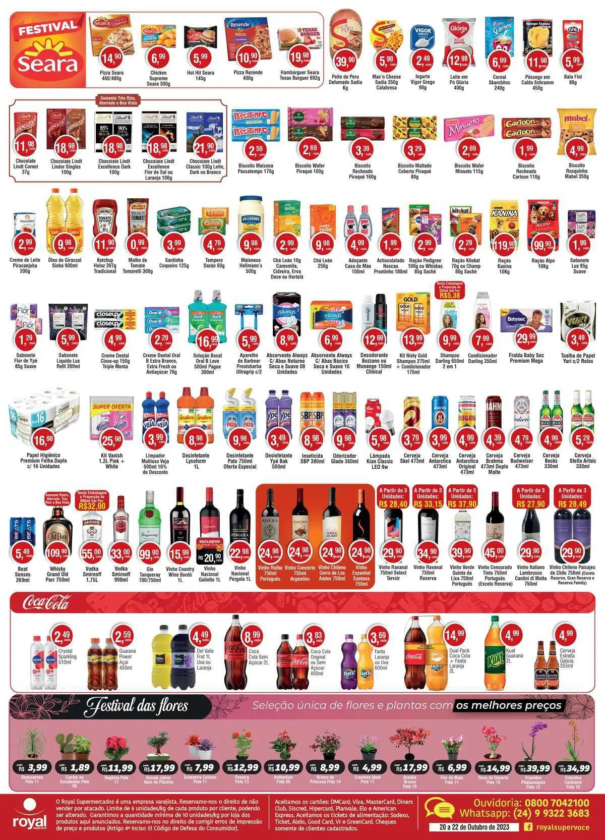 Encarte de Royal Supermercados Folheto 20 de outubro até 22 de outubro 2023 - Pagina 2