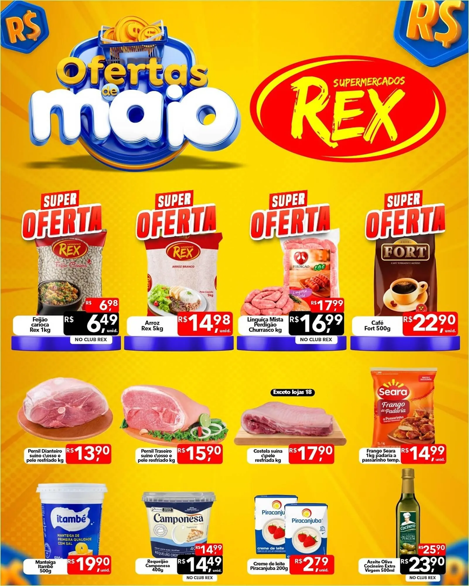 Encarte de Catálogo Supermercados Rex 5 de maio até 7 de maio 2026 - Pagina 1
