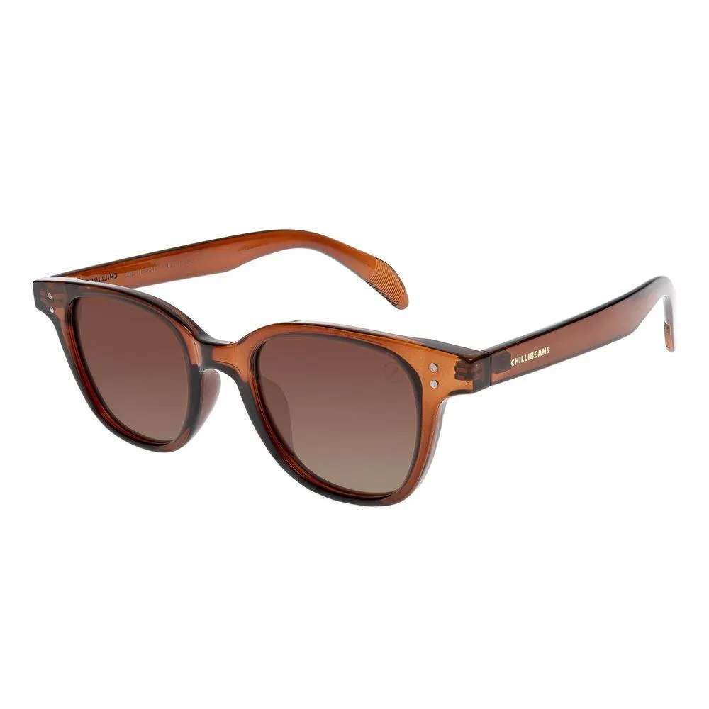 Óculos de Sol Masculino Chilli Beans Bossa Nova Polarizado Marrom - OC.CL.4319.5702 M
