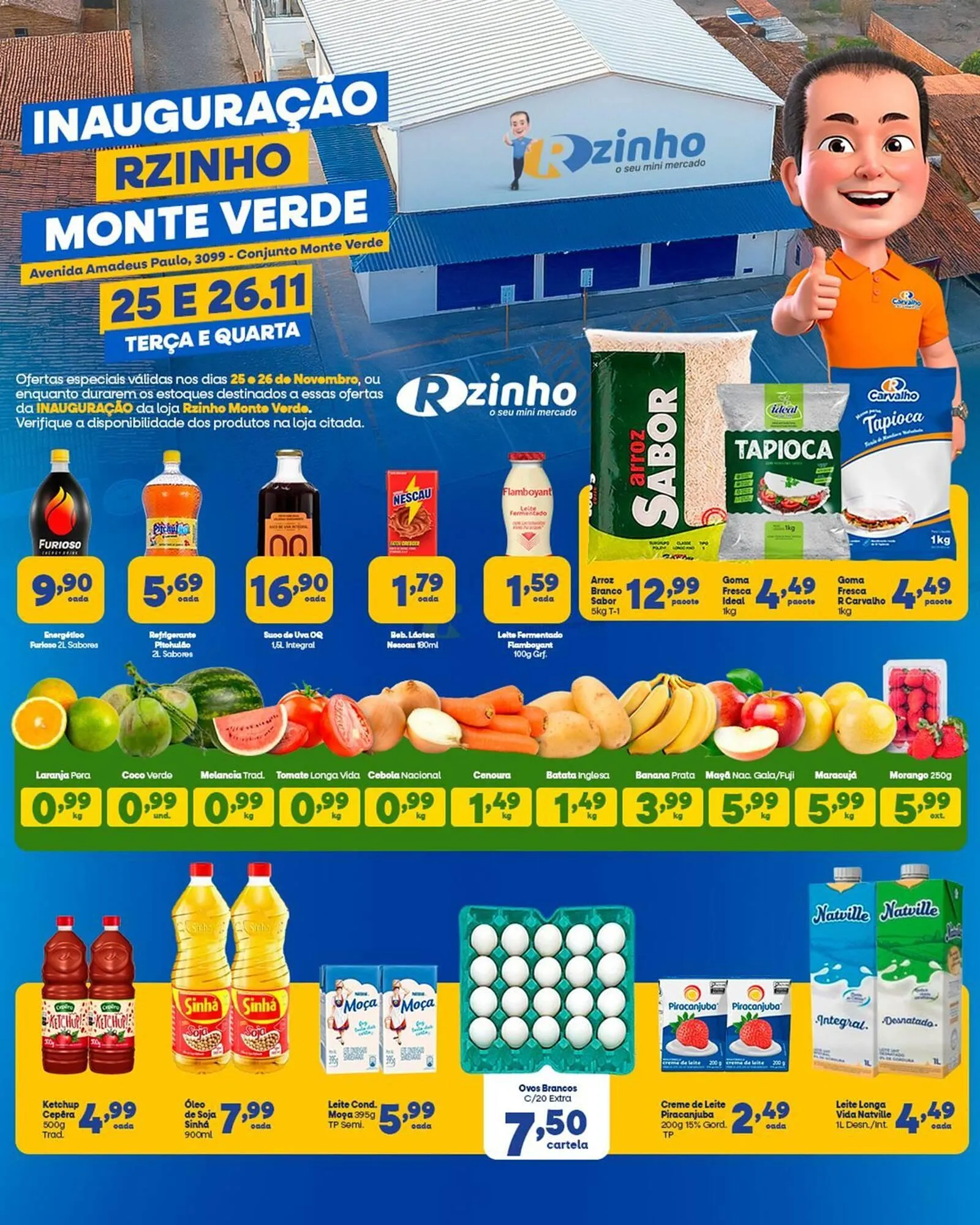 Encarte de Catálogo Carvalho Supermercado 25 de novembro até 26 de novembro 2025 - Pagina 1