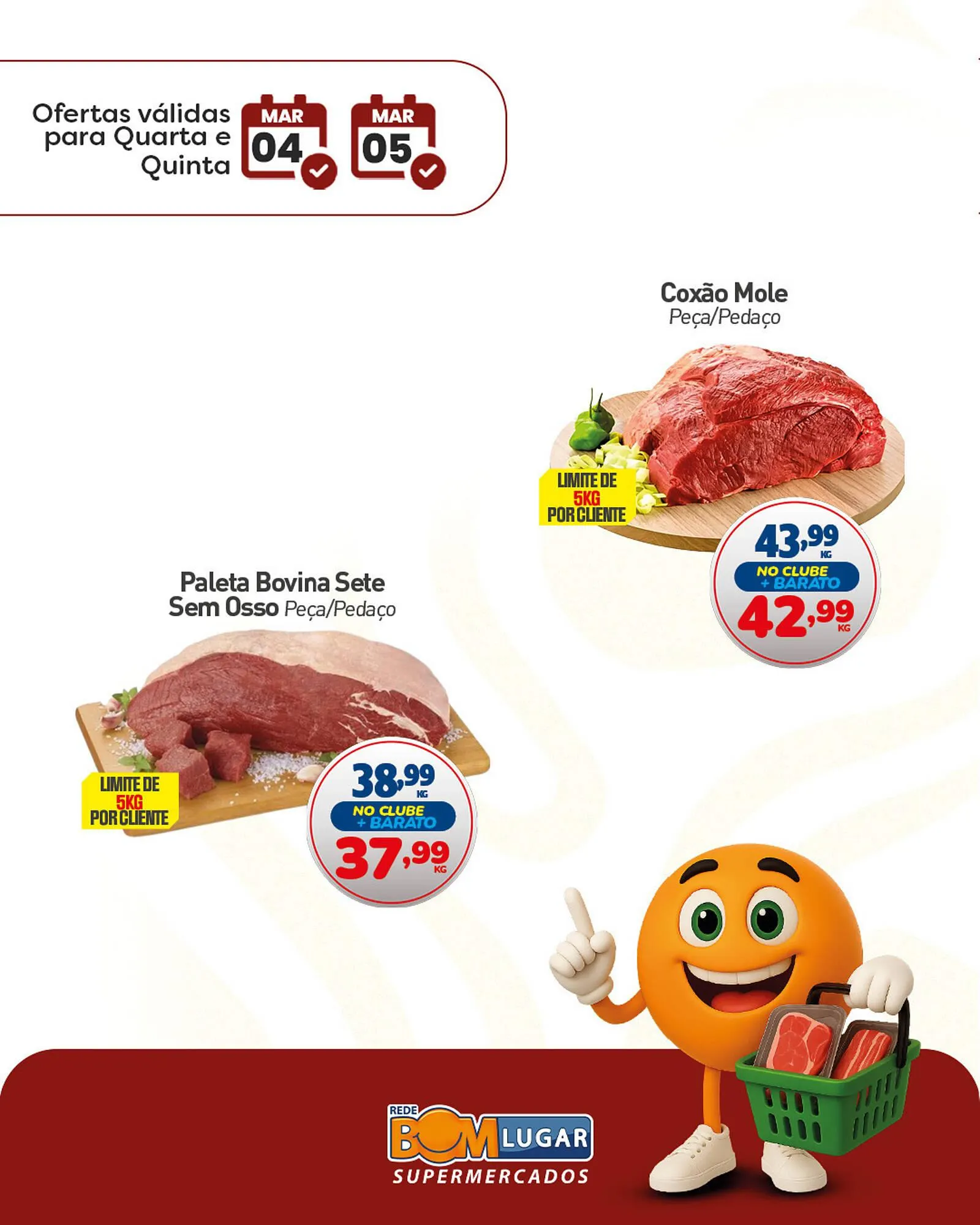 Encarte de Folheto Rede Bom Lugar 4 de março até 5 de março 2026 - Pagina 1