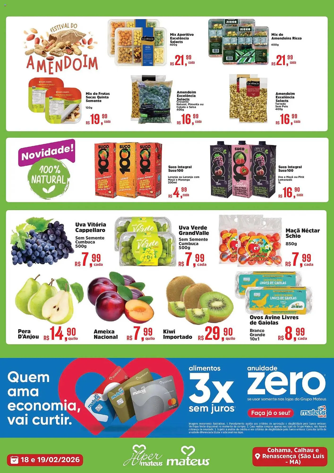 Encarte de Catálogo Supermercados Mateus 18 de fevereiro até 19 de fevereiro 2026 - Pagina 2