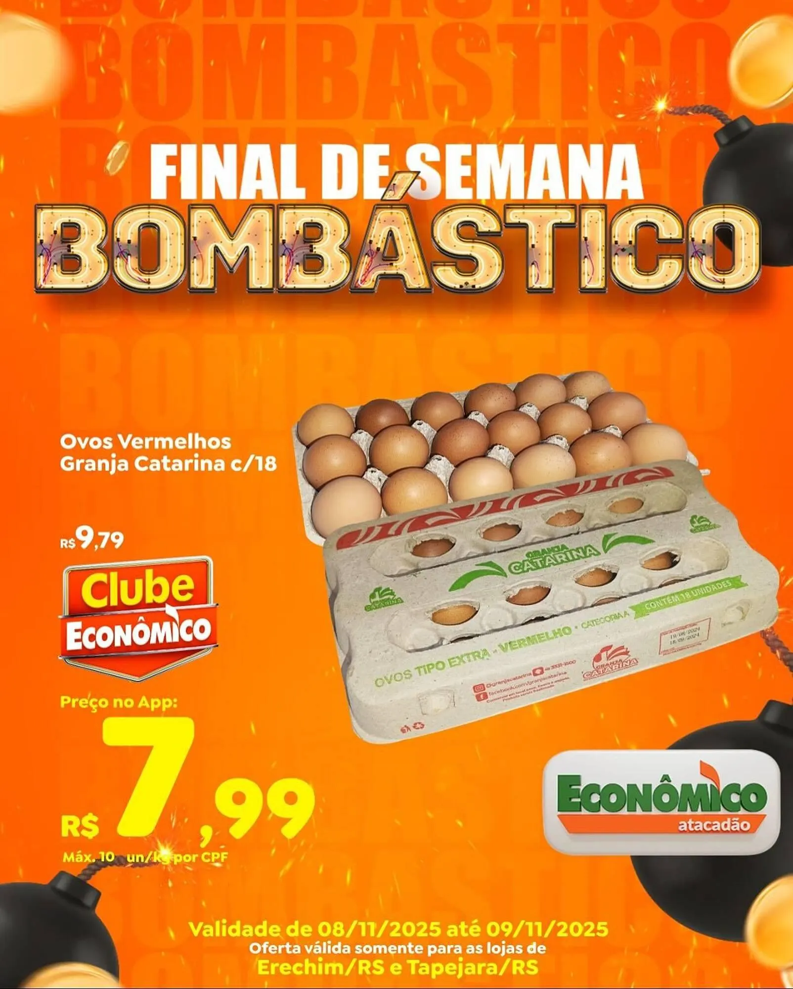 Encarte de Catálogo Econômico Atacadão 8 de novembro até 9 de novembro 2025 - Pagina 1