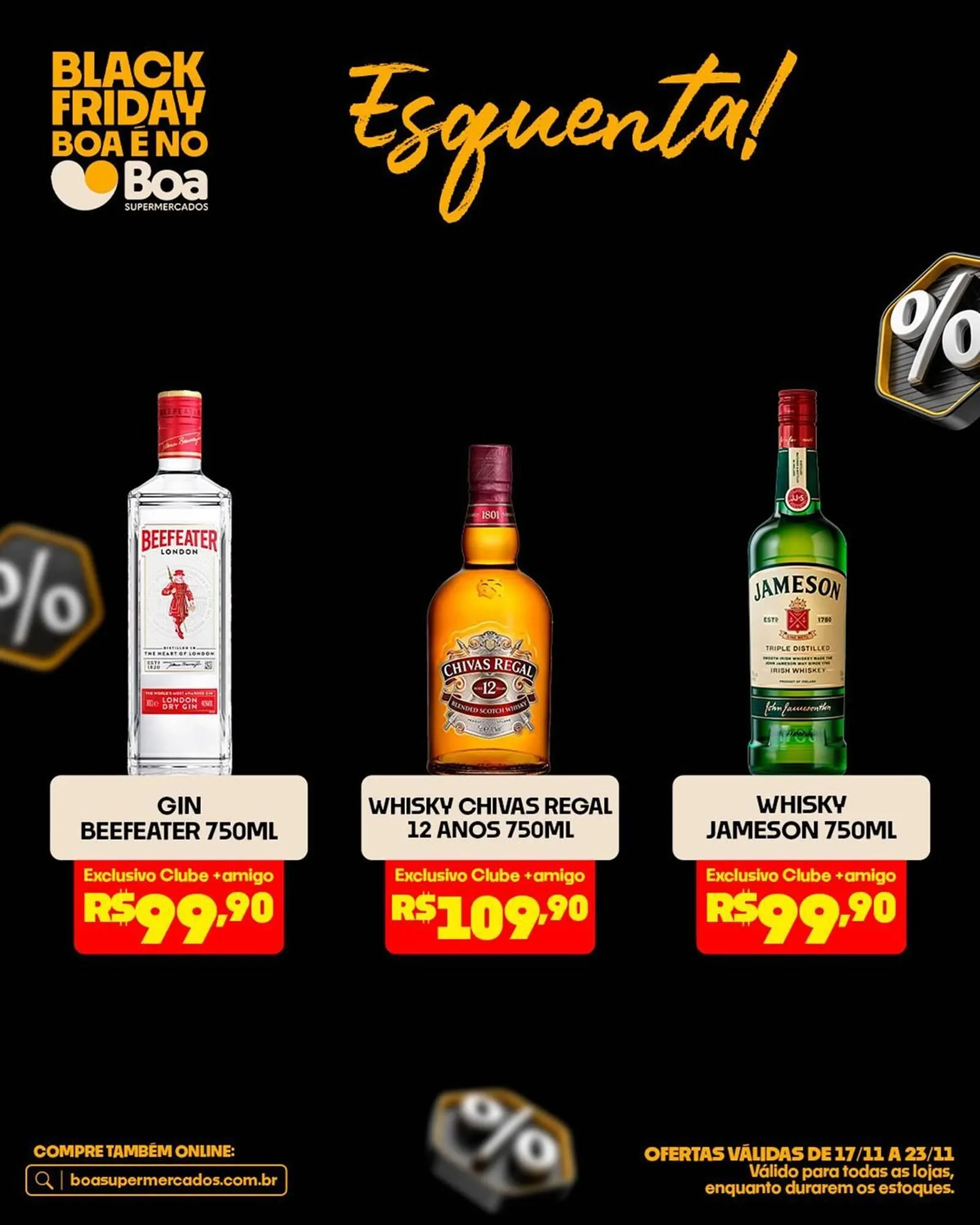 Encarte de Tabloide Boa Supermercados 17 de novembro até 23 de novembro 2025 - Pagina 1