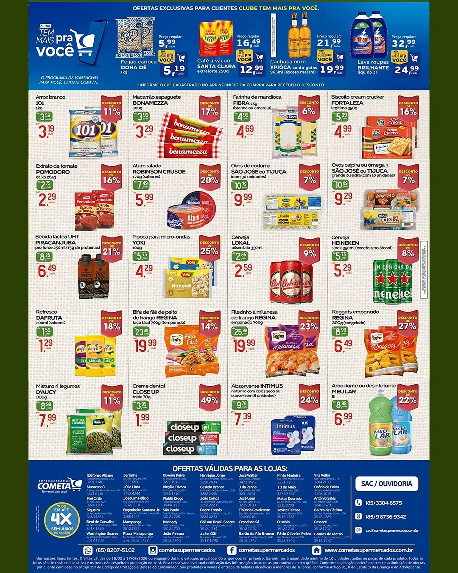 Encarte de Encarte Cometa Supermercados 15 de fevereiro até 17 de fevereiro 2026 - Pagina 3