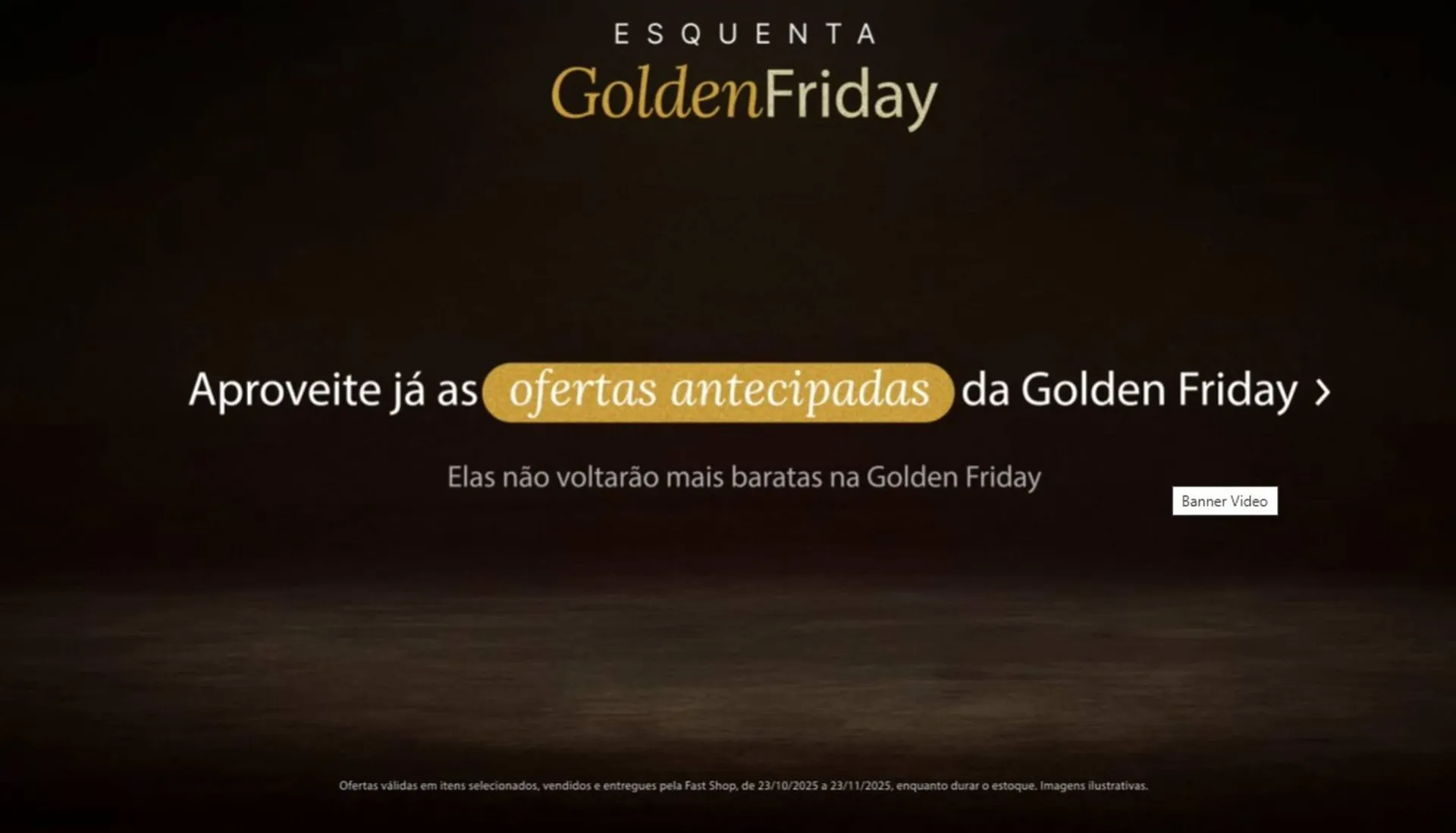 Encarte de Catálogo Fast Shop 5 de novembro até 23 de novembro 2025 - Pagina 1