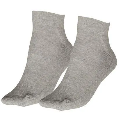 Meia ASICS Basic - Pack com 3 pares - Unissex - Cinza