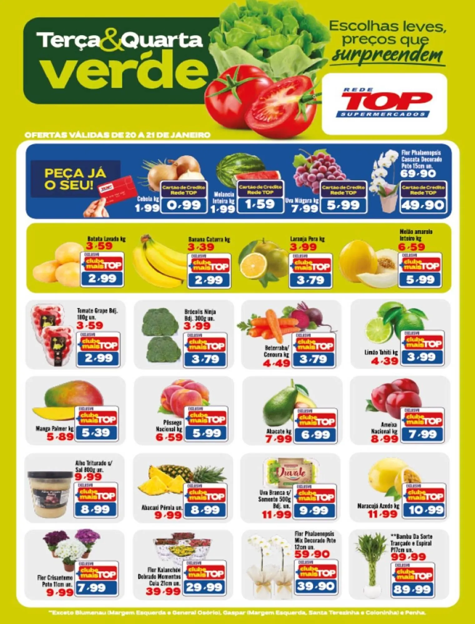 Encarte de Encarte Rede Top 20 de janeiro até 21 de janeiro 2026 - Pagina 1