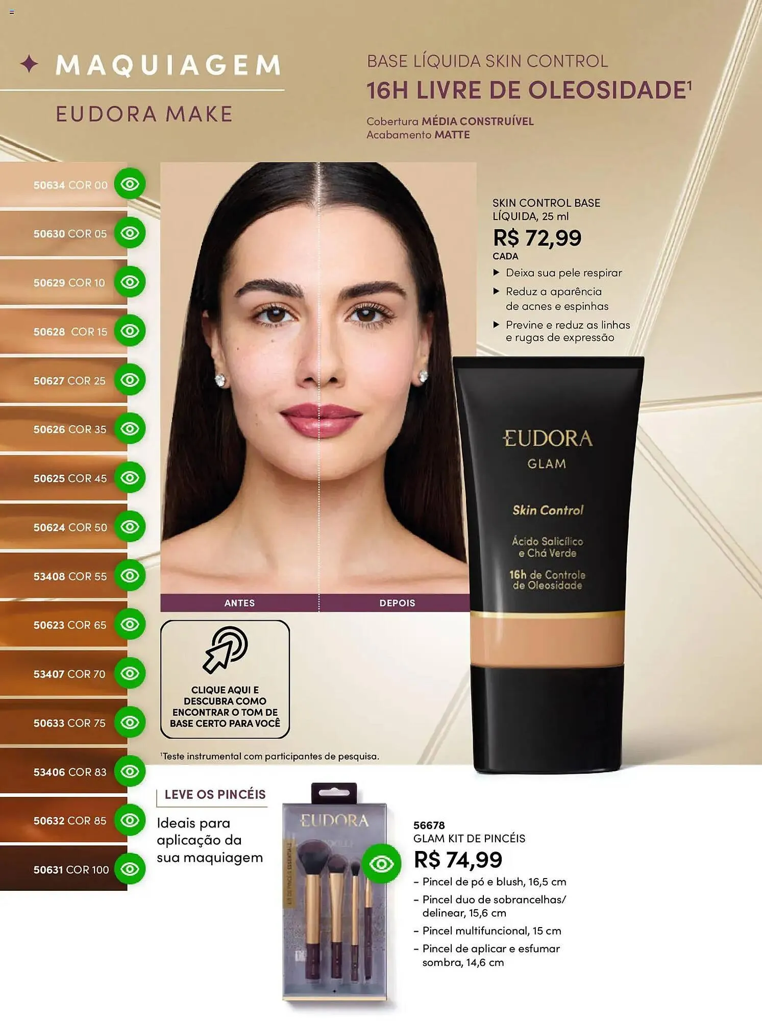 Encarte de Catálogo Eudora 29 de outubro até 27 de novembro 2025 - Pagina 69