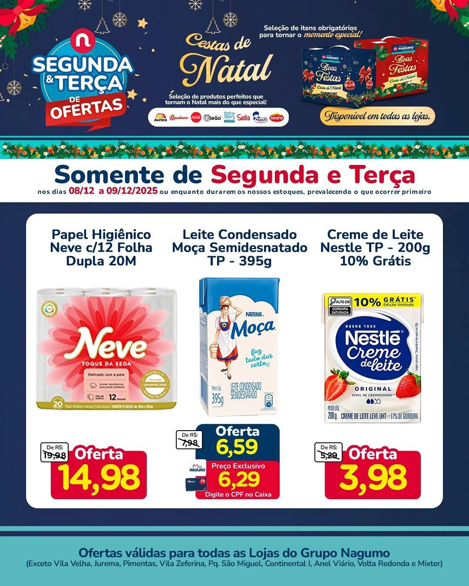 Encarte de Folheto Nagumo 8 de dezembro até 9 de dezembro 2025 - Pagina 1