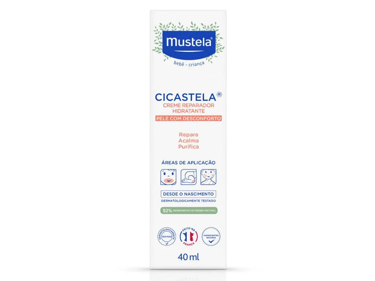 Creme Infantil Mustela Reparador Hidratante Cicastela 40ml