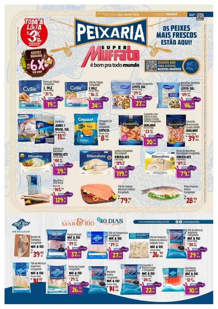 Encarte de Encarte Super Muffato 2 de abril até 24 de abril 2025 - Pagina 1
