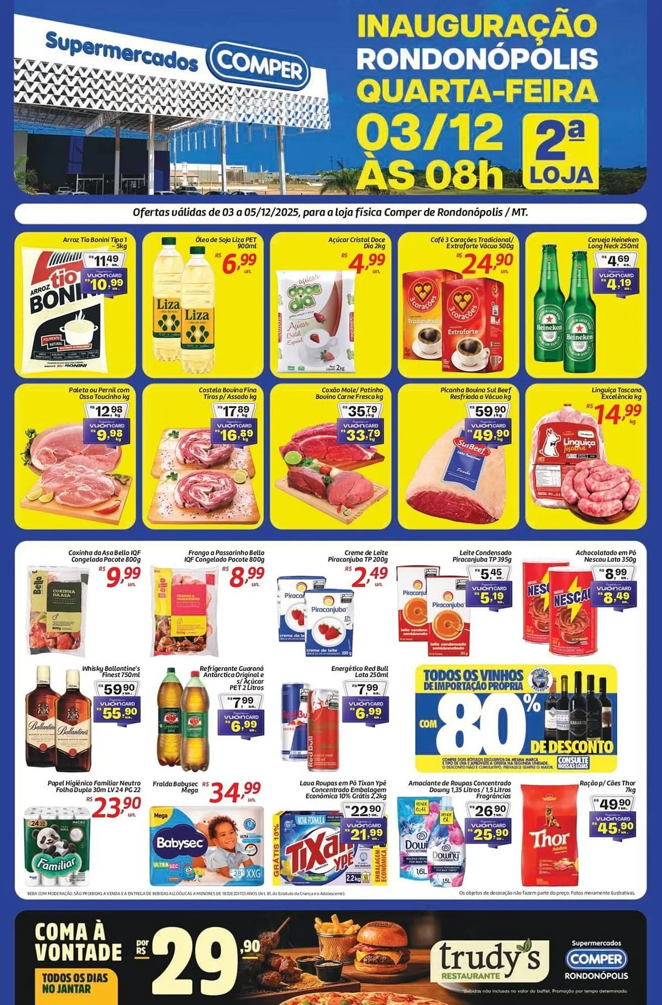 Encarte de Folheto Comper 3 de dezembro até 5 de dezembro 2025 - Pagina 1